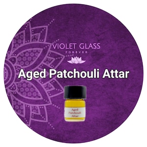 Aged Patchouli Attar Essential Oil Natural Perfume Cologne Vegan Musk Fixative Base Note Natural Perfumery