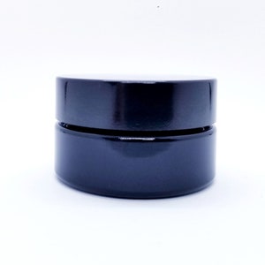 Miron Glass Jar wide mouth cosmetic 30 ml Scent Proof Tight fitting lid high quality UV blocking Violet glass