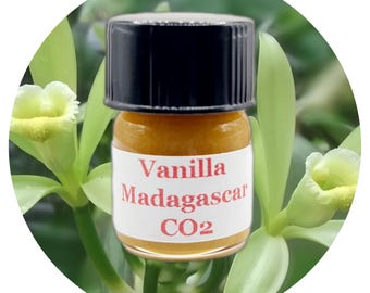 Vanilla CO2 Organic Madagascar Extract 12% Natural Vanillin Planifolia Bean essential oil