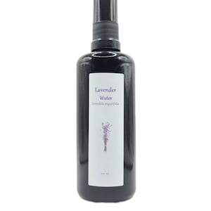 Lavender Hydrosol Organic Lavandula angustifolia Lavender water All natural Pillow Spray Skincare moisturizer hydrating toner