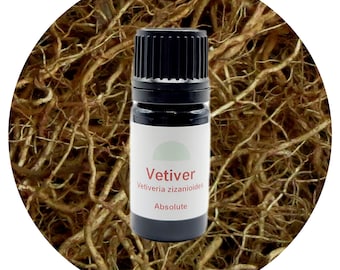 Vetiver ABSOLUTE Oil Vetiveria Zizanioides Base Note Natural Perfume Perfumery Rich Woody Earthy