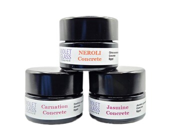 Concrete Set for Natural Perfumery Pure Natural Perfume Jasmine Neroli Carnation Flower