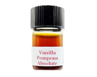 Pompona Vanilla Bean ABSOLUTE Oil Rare Perfumery Perfume Cologne Essential Natural Fixative