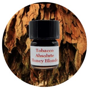 Tobacco Absolute Oil Honey Blonde Nicotiana tabacum Nicotine free France natural perfumery perfume cologne