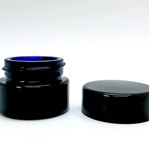 Miron Glass Jar 5ml mini thick UV blocking small travel Lip balm cosmetic container lip gloss lipbalm lip care self care apothecary jars