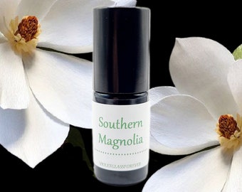 Southern Magnolia Perfume Oil Magnolia grandiflora Natural Perfumery Organic jojoba roll on