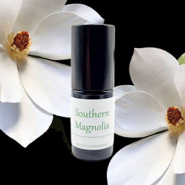 Southern Magnolia Perfume Oil Magnolia grandiflora Natural Perfumery Organic jojoba roll on