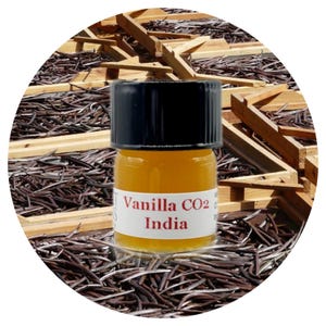 Vanilla CO2 Total Extract Organic India Vanilla planifolia Highest Quality Essential Oil Pure Undiluted