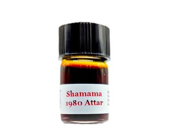 Shamama Agar Attar 1980 ~ Rare Oud & East Indian Sandalwood Co distilled essential oil Vintage Perfume Aged 1980