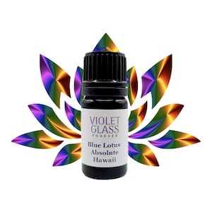 Blue Lotus Absolute HAWAII BIG ISLAND Nymphaea caerulea Perfume Oil Floral Aquatic Rich Sweet Sensual meditation