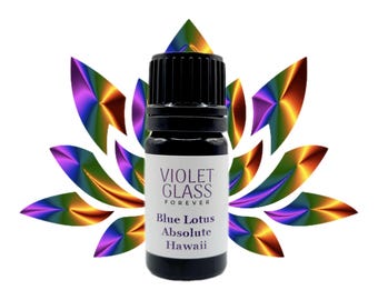 Blue Lotus Absolute HAWAII BIG ISLAND Nymphaea caerulea Perfume Oil Floral Aquatic Rich Sweet Sensual meditation