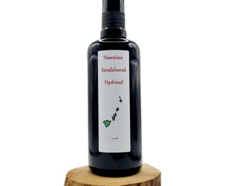 Organic Royal Hawaiian Sandalwood Hydrosol Water Pure Undiluted Big Island Hawaii USA