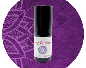 Huile de parfum Nag Champa, huile de jojoba biologique entièrement naturelle