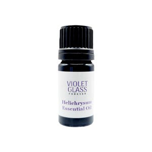 Organic Helichrysum essential oil Pure Immortelle italicum Corsica Corsican aromatherapy Italian strawflower curry plant