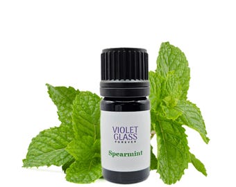 Aceite esencial de hierbabuena orgánico de EE. UU. Mentha spicata Aromaterapia Natural Puro