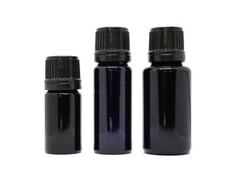 Miron Glass Essential Oil Bottle Euro Dropper Drop Tamper Evident Cap 5ml 10ml 15ml 30ml 50ml 100ml New