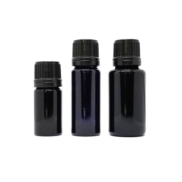 Miron Glass Essential Oil Bottle Euro Dropper Drop Tamper Evident Cap 5ml 10ml 15ml 30ml 50ml 100ml New