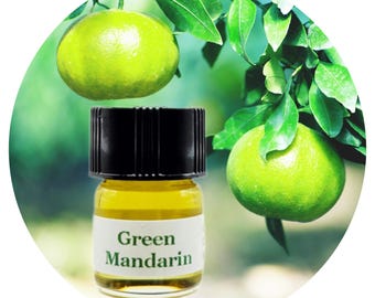 Green Mandarin Essential Oil Natural Pure Citrus reticulata peel cold pressed expressed perfume perfumery aromatherapy