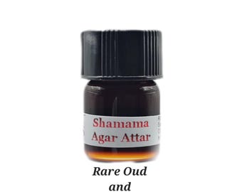 Shamama Agar Attar Agarwood Malaccensis Santalum Album CO2 Extracted Rare East Indian Sandalwood and Agar wood Oud India Ouhd