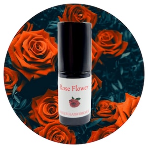 Rose Perfume Oil all natural organic jojoba roll on