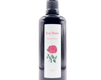 Organic Rose Hydrosol Bulgaria Face Toner Hydration Mist Lightweight Moisturizer 100% all Natural Bulgaria Rosa Damascena Damask rose water