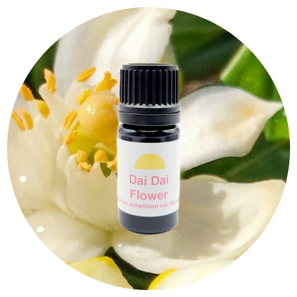 DaiDai Flower Essential Oil Organic Citrus aurantium var Dai Dai Pure Fine Natural Skincare Perfume Aromatherapy Perfumery