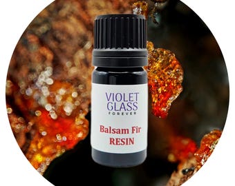 Balsam Fir RESIN Essential Oil Abies Balsamea Wild Canada Rare Steam Distilled Aromatherapy Natural Perfumery Perfume