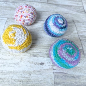 XL Crochet Catnip Cat Toy Ball