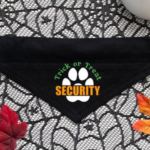 Halloween Pet Bandana: Trick or Treat Security for Dogs and Cats. 4 Styles!