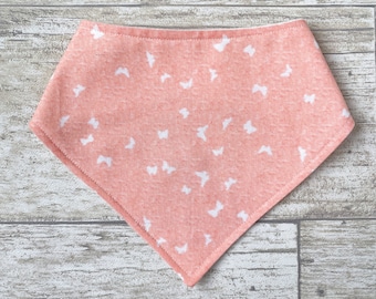 Orange Butterflies - Bandana Baby Bib (Multiple Sizes)