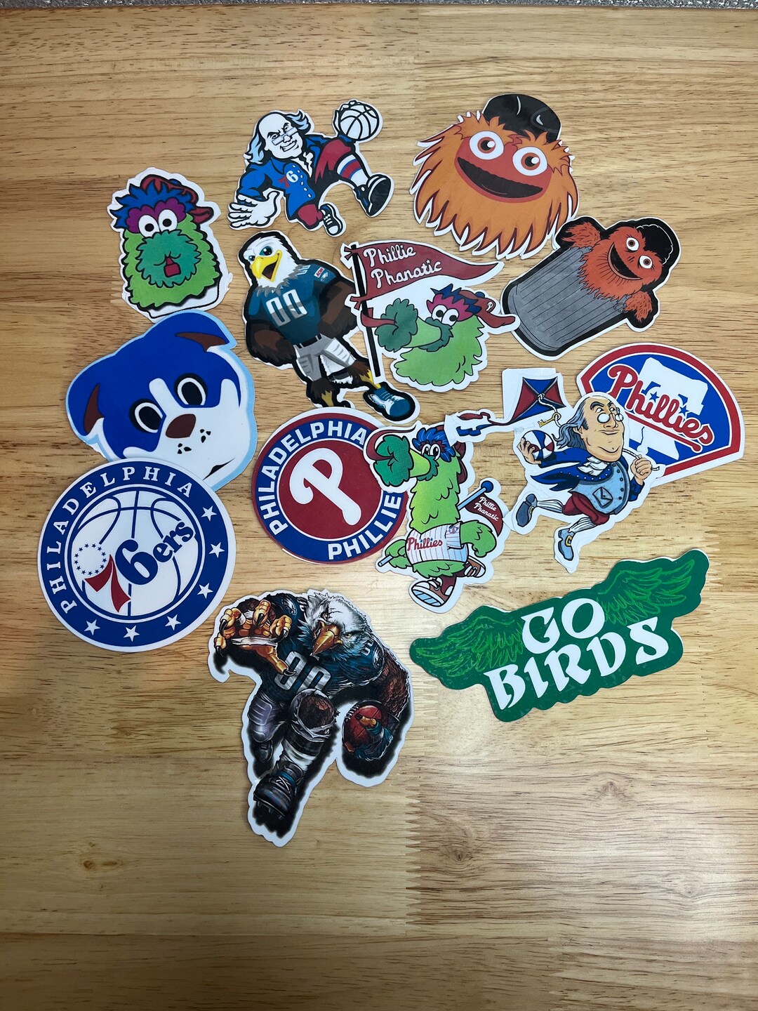 Philly Sports Team Sticker Bundle 14pak Philadelphia Sticker Pak