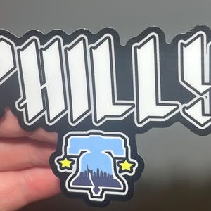 Philly Connect Phillies Liberty Bell sticker decal- Philly Sports Team Sticker Philadelphia sticker  Phillies stickers- Philly mascots