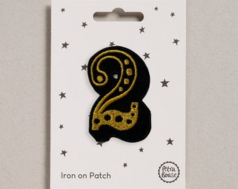 Iron on Patch - Circus Number '2'