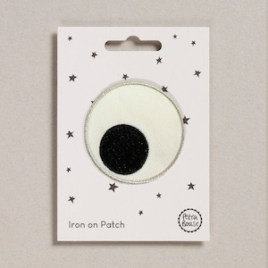Opstrijkpatch: 10 paar grote Googly Eye-strijkpatches