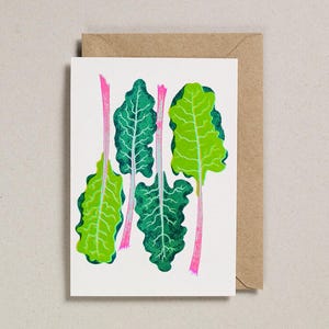 Card Risograph Print Greeting Card.