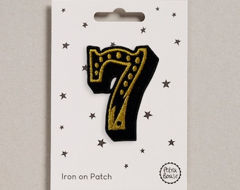 Iron on Patch - Circus Number '7'