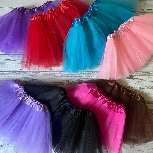 Baby girl Tutu Wholesale Tutus Toddler Tutu Dance Tutu Dress Up Tutu Wholesaler Many Colors Newborn to Kids Sizes Pink Tutu Purple Tutu Blue