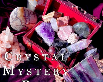 Crystals Mystery Box ~ Gemstone Blind Box ~ Crystal Scoop Intuitive Witchcraft