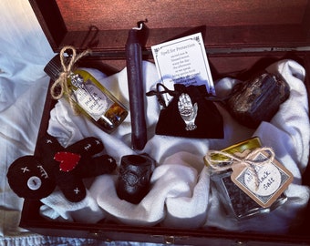 Protection Spell Witchcraft Kit Witch Box witch supplies and tools altar kit Binding Spell