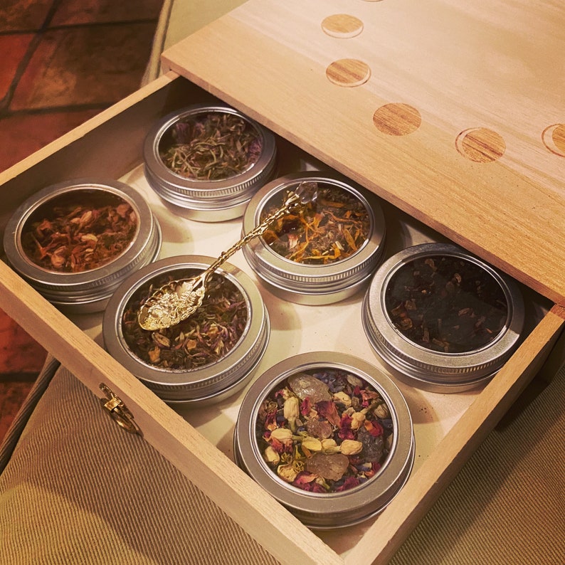 Witchy Tea Sampler Tea Box Magical Blends | Etsy