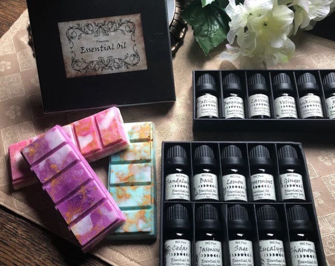 Witchy Essential Oils • Ritual Oil Set for Spells, Meditation & Altar Work • Wiccan / Pagan Magic Oils