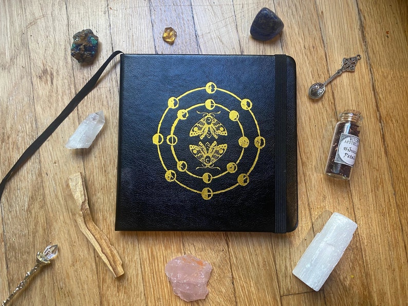 Häxkonst Apoteker med Mortel och Stöt ~ Örter Glasflaskor ~ Skuggornas Bok Journal ~ Wicca Hedniska Altaretillbehör för Trolldrycksframställning bild 9
