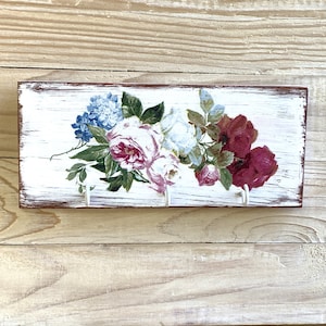 Wooden Key Holder, Key Organizer, Key Rack, Entryway Decor, Wall Mounted Key Hanger