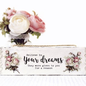 Wooden quote sign, Wooden inspirational sign, Motivational wall decor