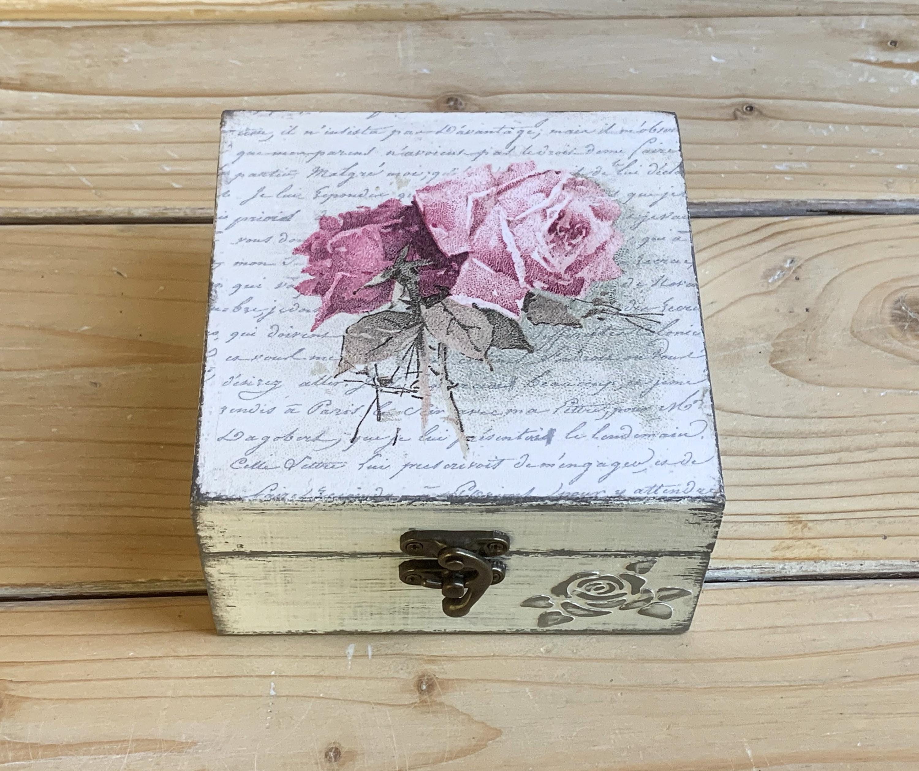 アンティーク雑貨 Old shabby paper box. Shabby Vintage Altered Box for Craft Fantastic - YouTube