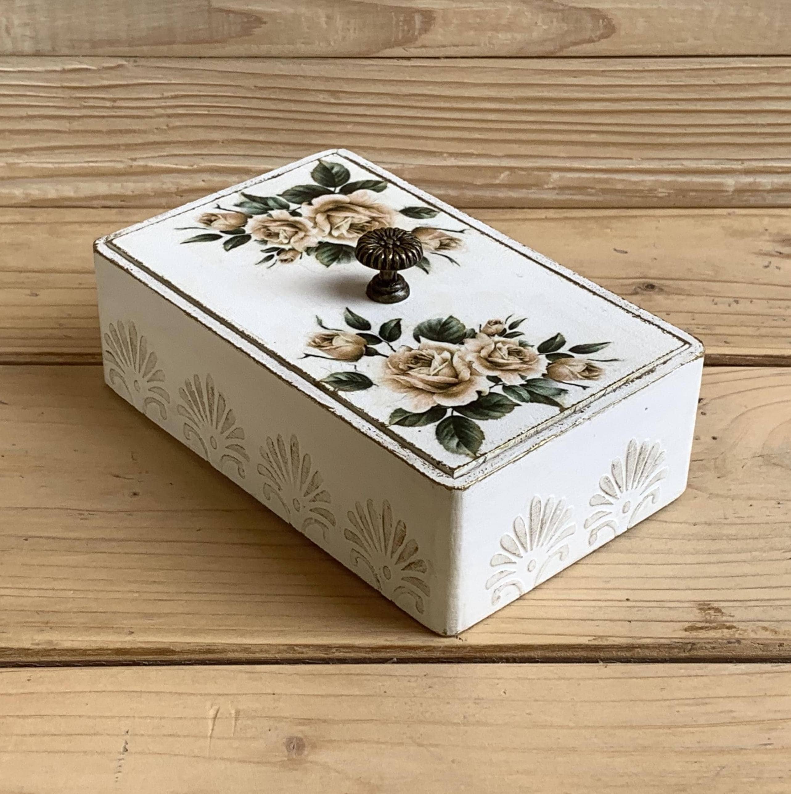 Wooden Jewellery Box, Handmade Jewellery Organizer, Decoupage Home