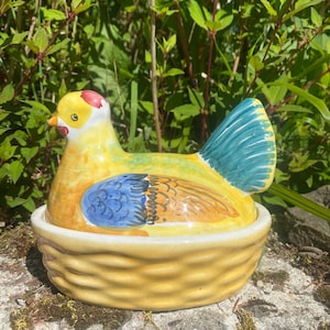 Ceramic chicken terrine