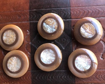 lot de 6 boutons couture en résine