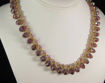 Amethyst Sparkler Necklace