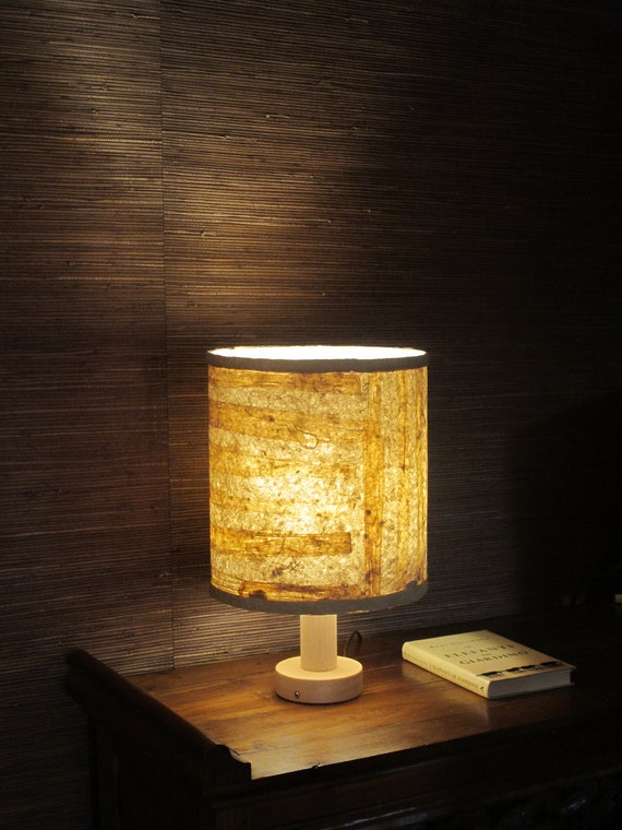 side table and lamp
